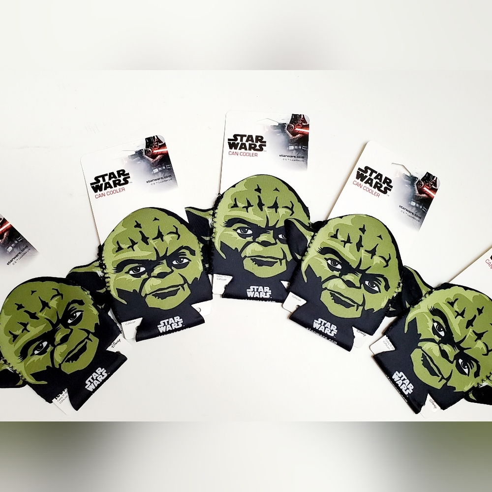Star Wars Yoda 5 Pack Can Cooler/Coozies